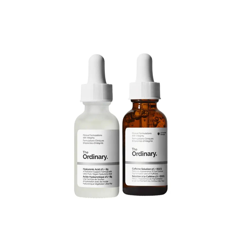 Kit Solución de Cafeína + Ácido Hialurónico The Ordinary