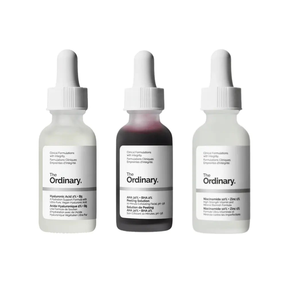 Niacinamida + Ácido Hialurónico + Peeling Solution The Ordinary